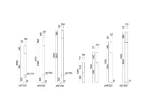 Chester — technical drawing