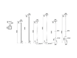 Durham — technical drawing