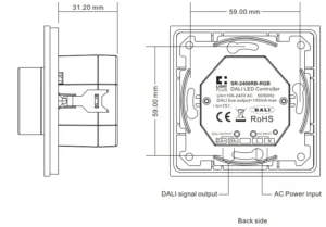 SR-2400RB — technical drawing