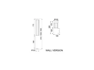 Leicester — technical drawing