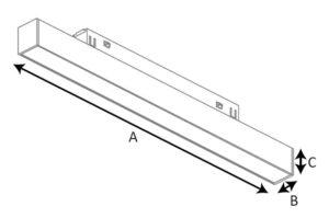 LINE MAGNA — technical drawing