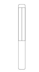 Paletto — technical drawing