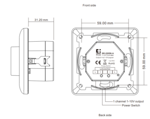 SR-2205N-A — technical drawing