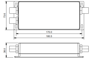 SR-2304B-WP — technical drawing