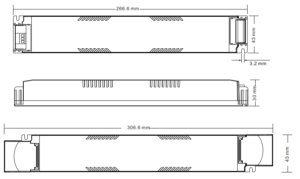 SRP-2305-24-100LCV — technical drawing