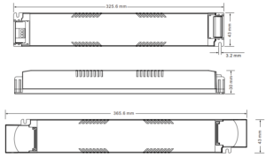 SRP-2305-48-150LCV — technical drawing