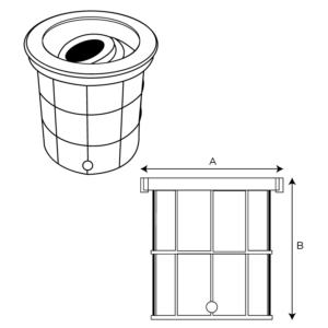 Beta — technical drawing