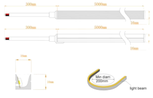 Flexy — technical drawing