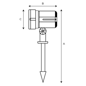 Gardena — technical drawing