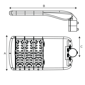 Lane — technical drawing
