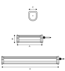 Leo — technical drawing