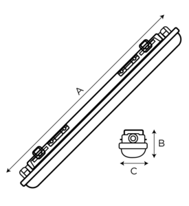Parky — technical drawing