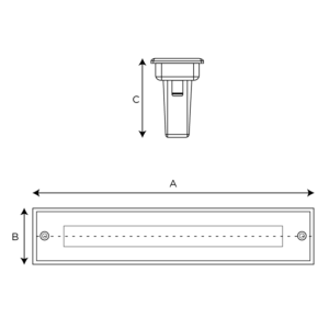 Straight — technical drawing