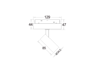 Pivot — technical drawing